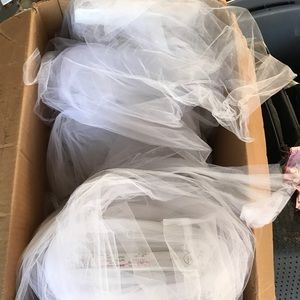 Wedding Decor Tulle approximately 200 yards