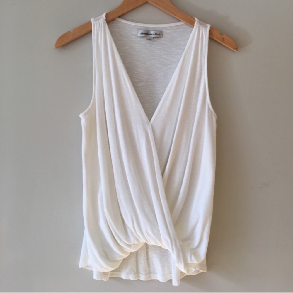 Abercrombie & Fitch Surplice Tank Top