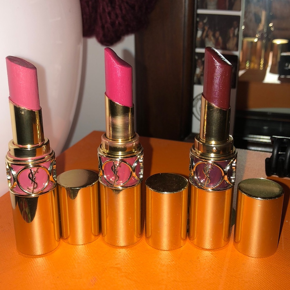 Bundle of 3 YSL lipsticks
