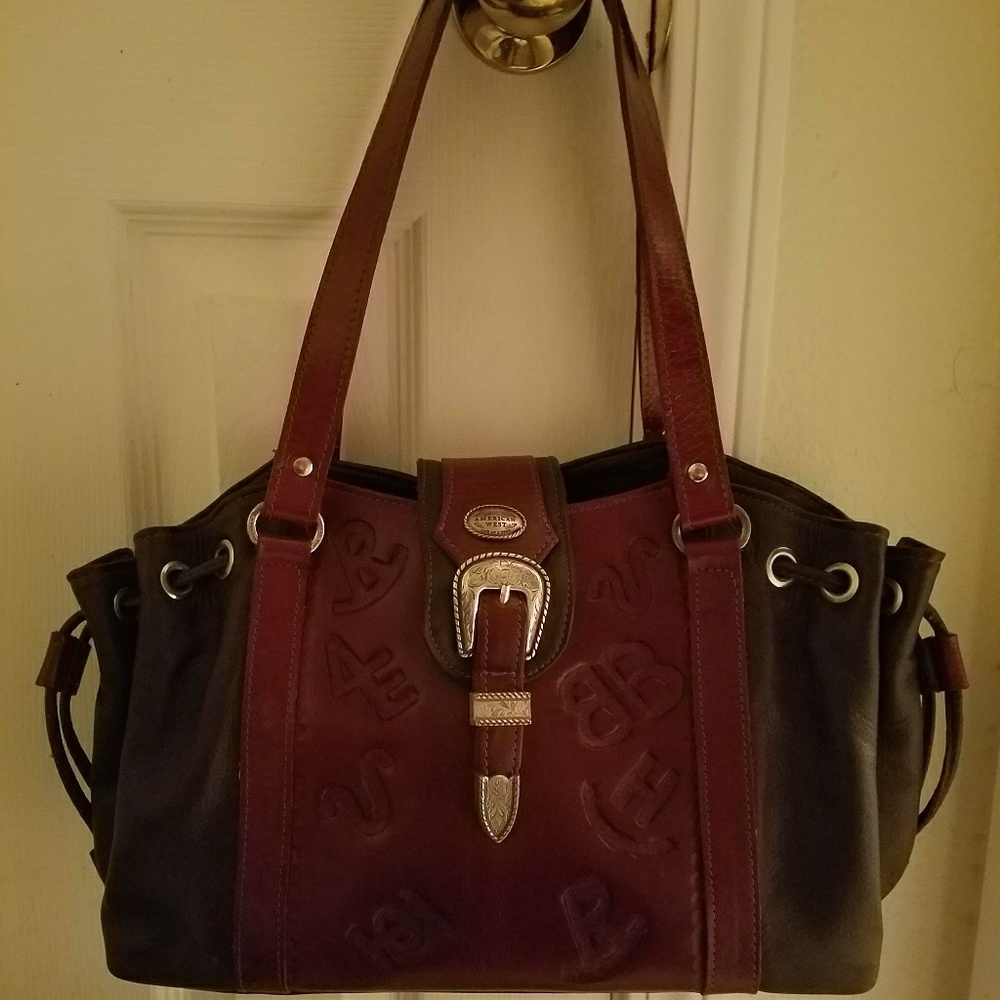 American West Leather Satchel