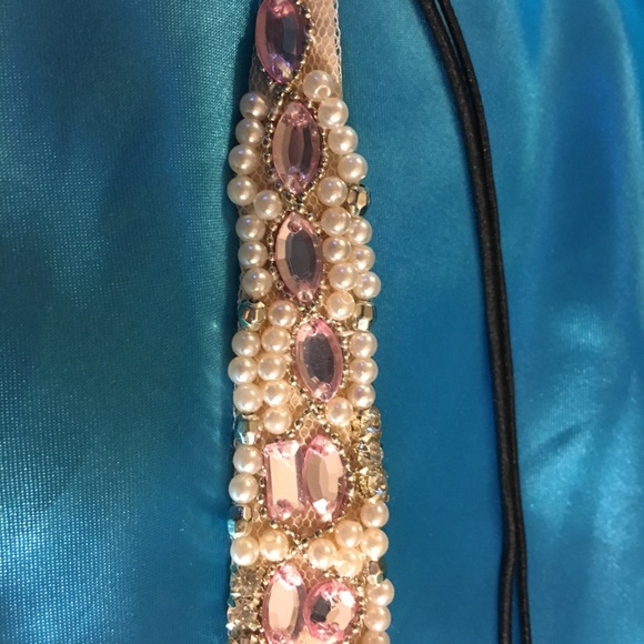 Pink Bling Jeweled Headband - Picture 4 of 5