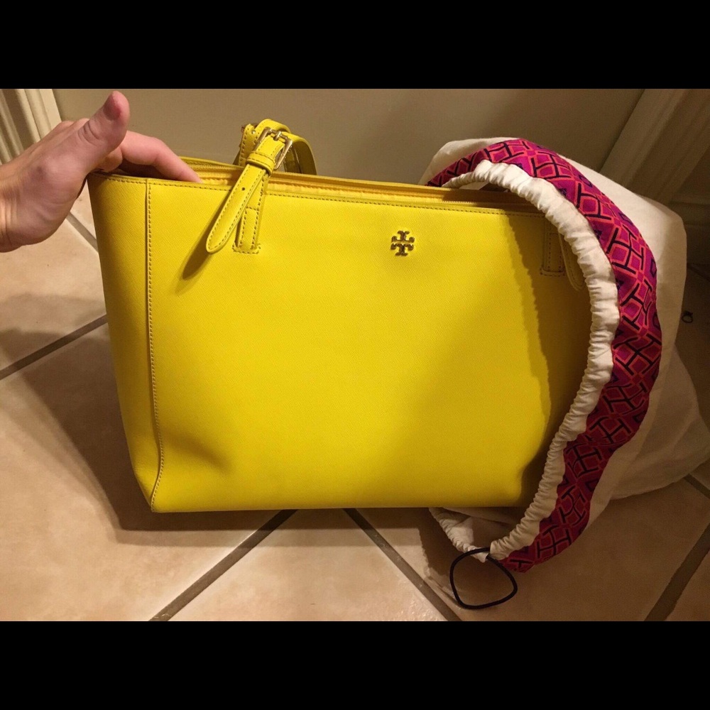 Tory Burch Bright Yellow Large York