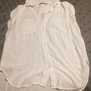 Cotton button up tank