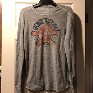 American Eagle thermal Grey long sleeve - medium