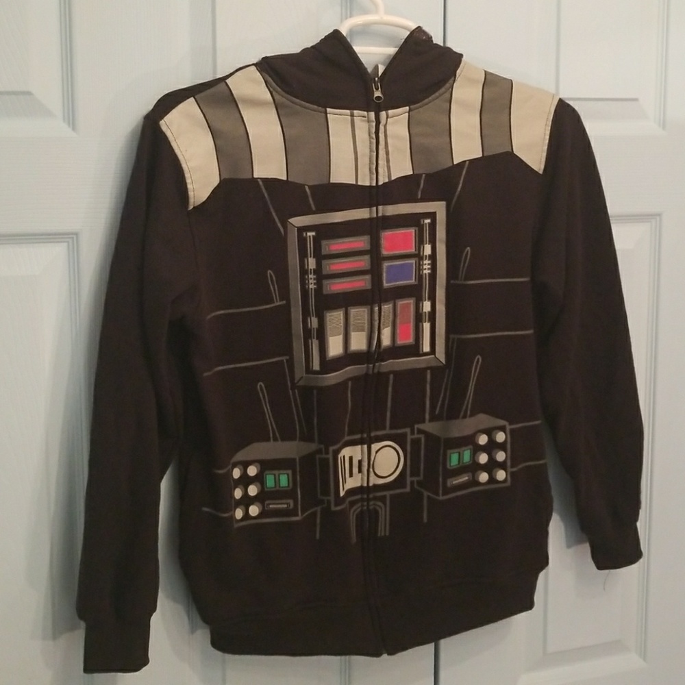 Darth Vader hoodie with hood mask