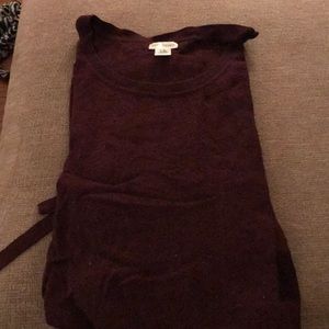 Maternity sweater tunic with belt XL