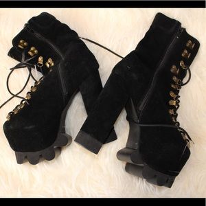 (Very Rare) Jeffrey Campbell hiking style boot