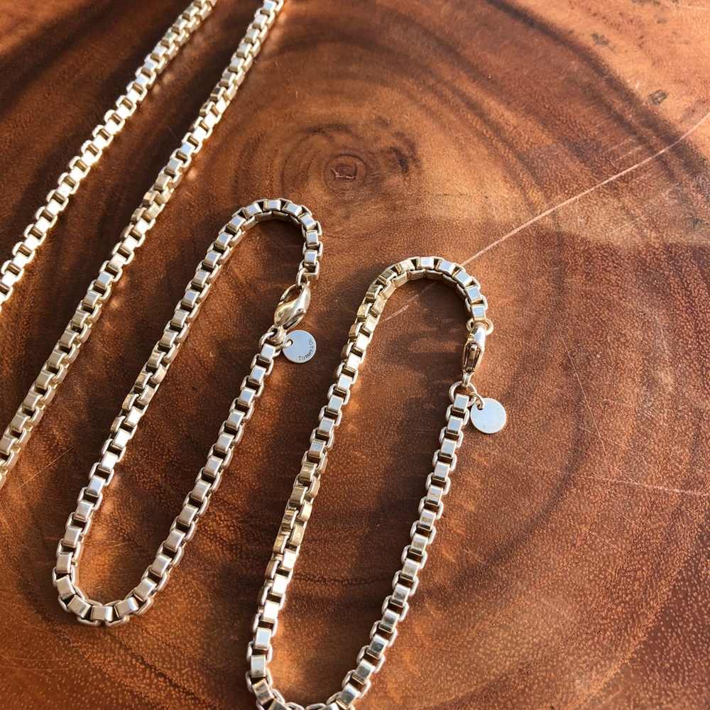 Tiffany Venetian Link sterling silver bracelet