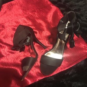 Black Heels with Classy Bow