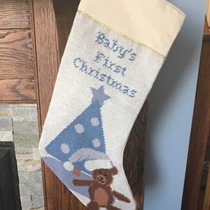 New in Package Baby’s First Christmas Stocking