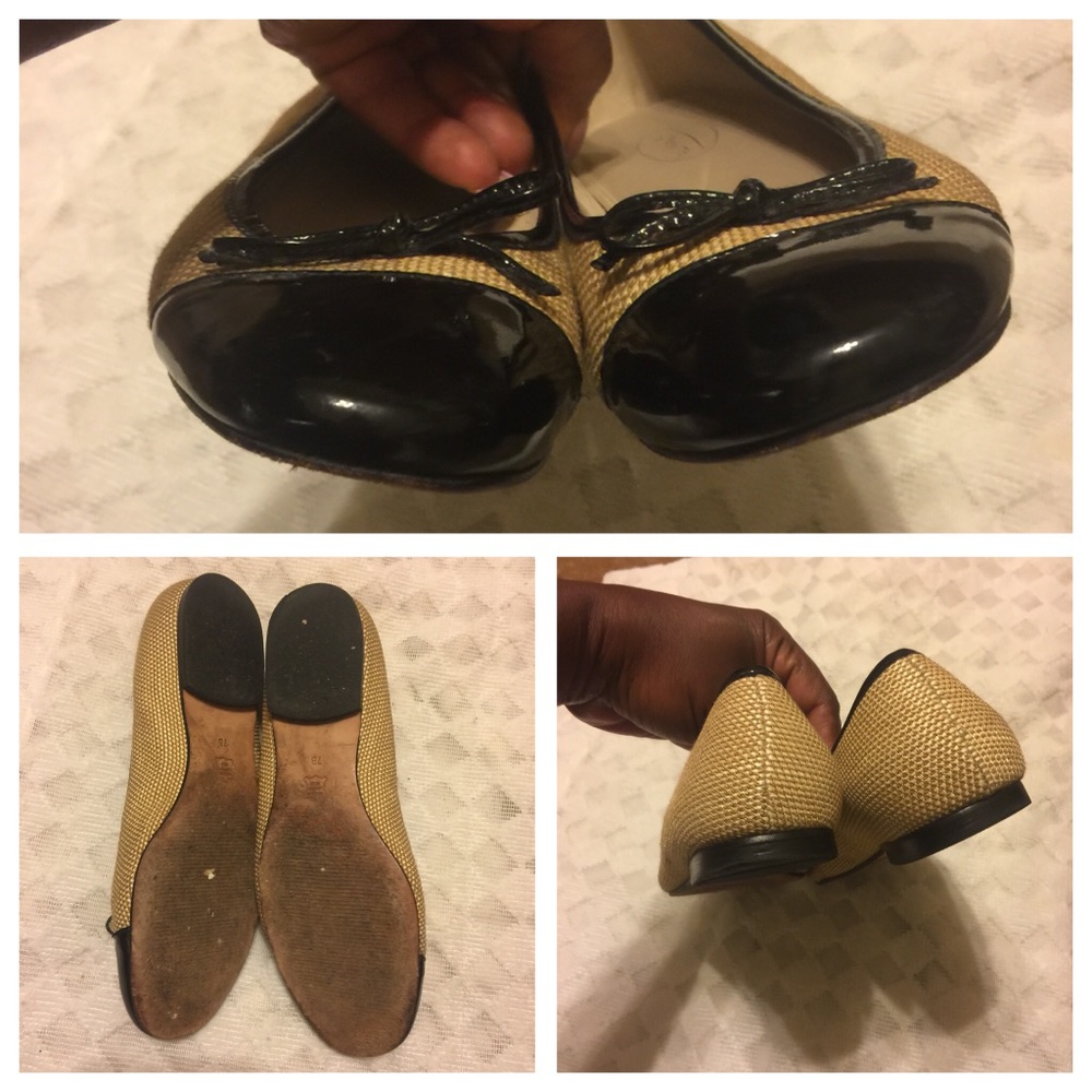 **Talbots**Flat Shoes With Front String Bows - image 3