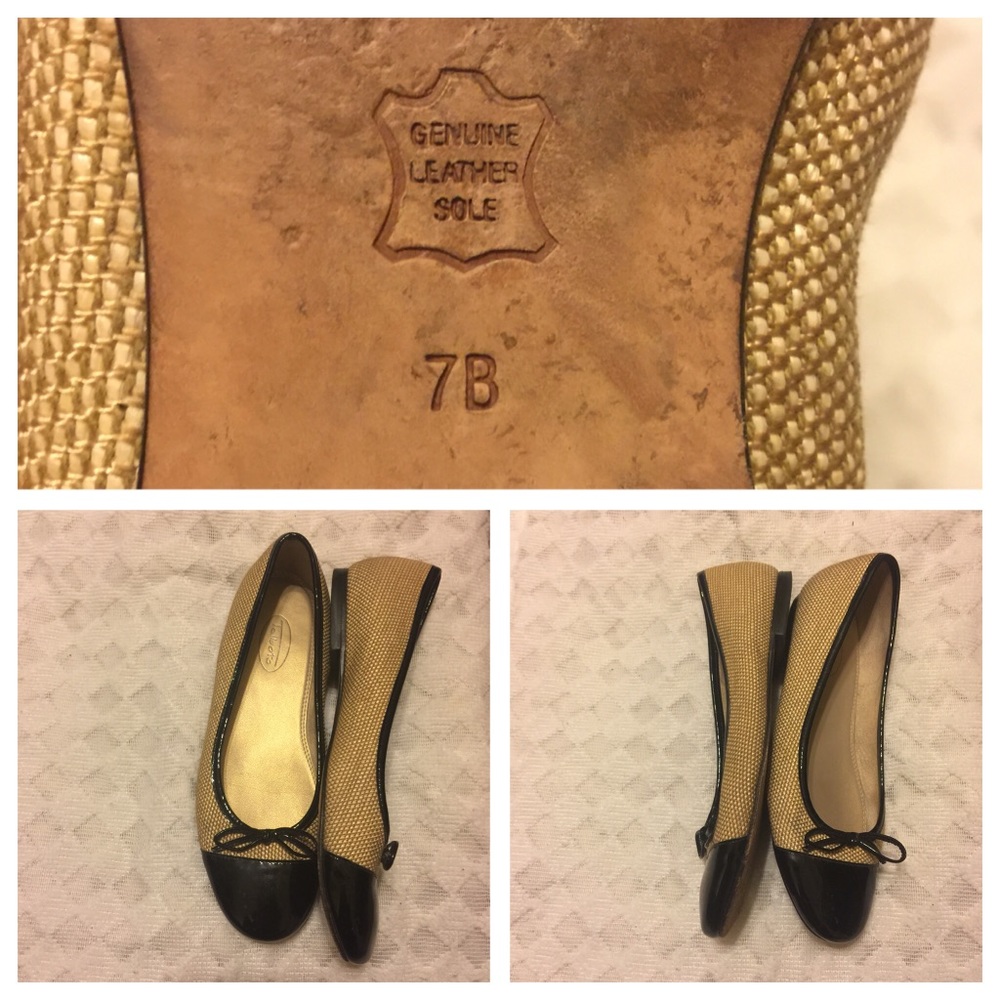 **Talbots**Flat Shoes With Front String Bows - image 4