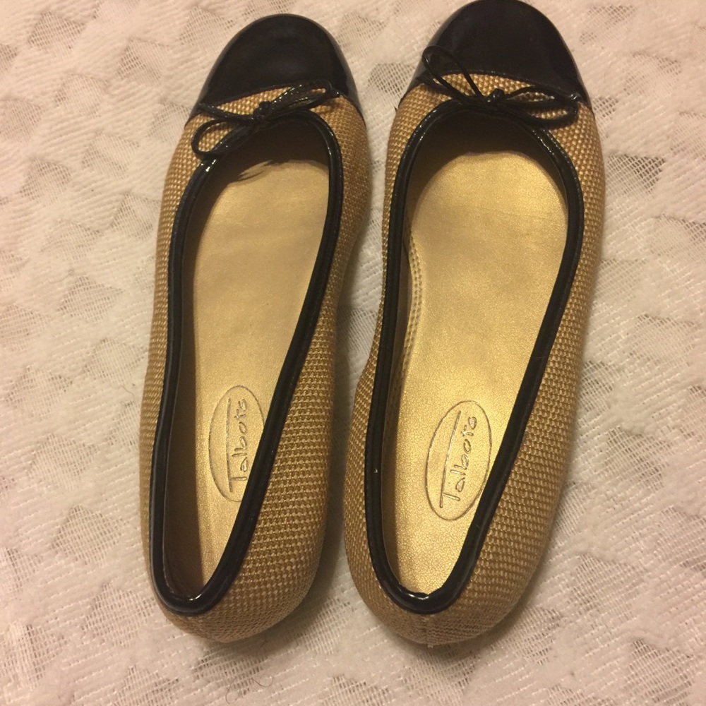 **Talbots**Flat Shoes With Front String Bows - image 7
