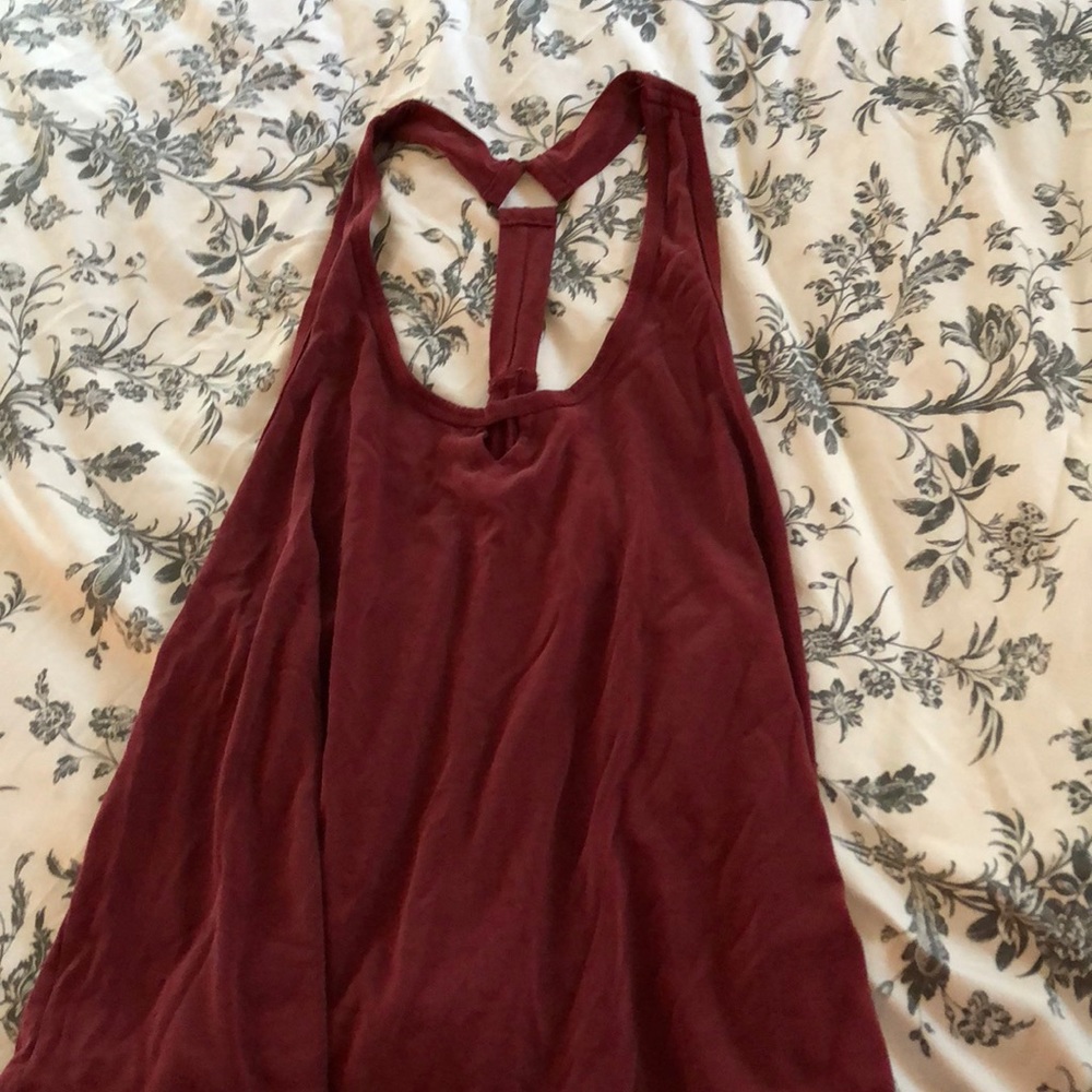 Red tank top