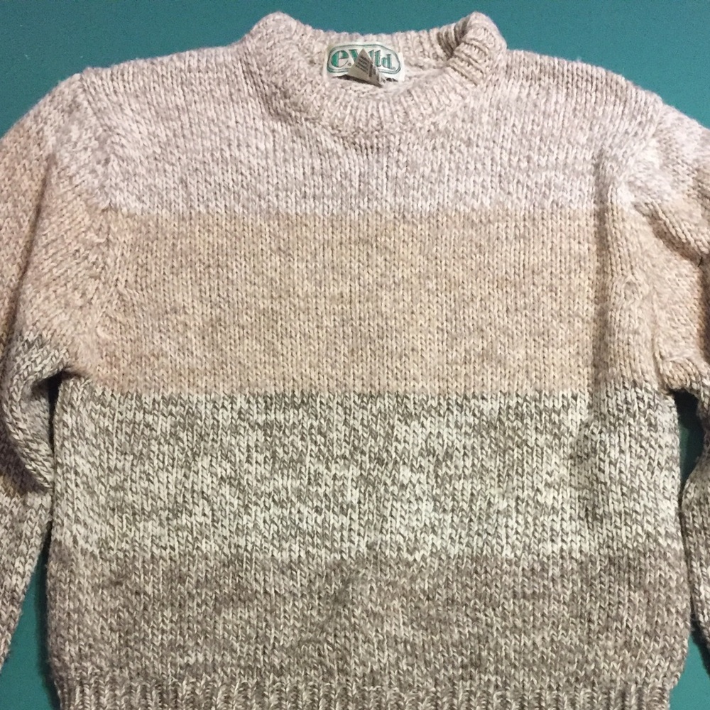 Brown knit sweater