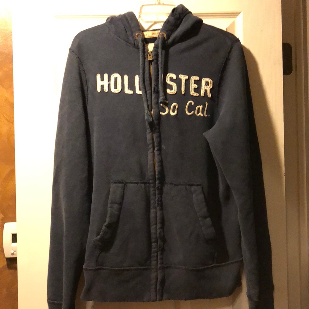 Hollister Blue Hoodie- medium