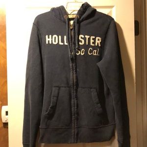 Hollister Blue Hoodie- medium