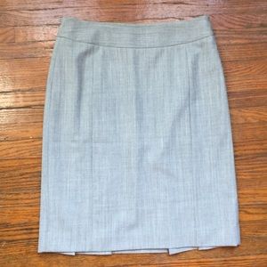 White House Black Market size 0 Grey Pencil Skirt