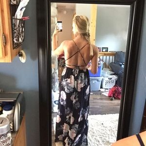 Beautiful floral maxi dress