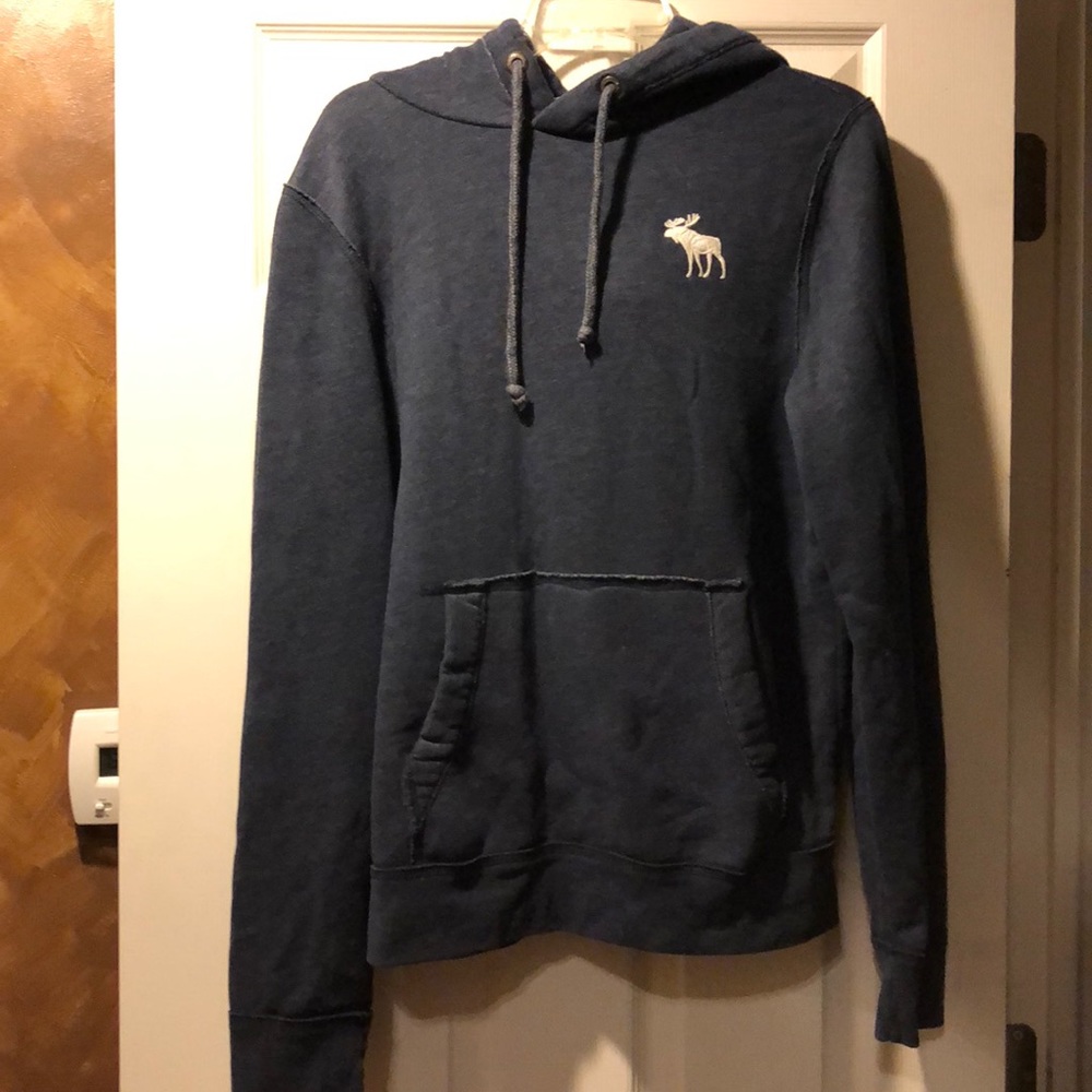 Abercrombie and Fitch blue hoodie- medium