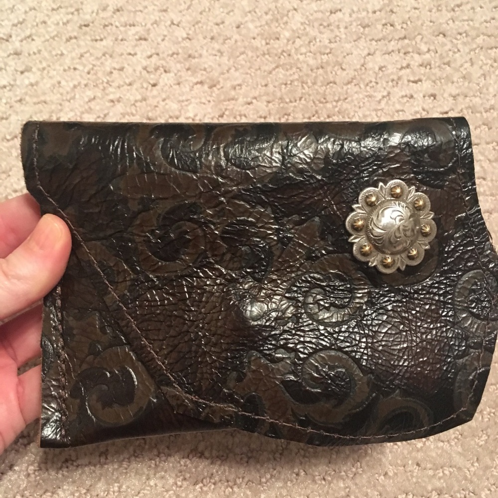 Custom made genuine leather wallet