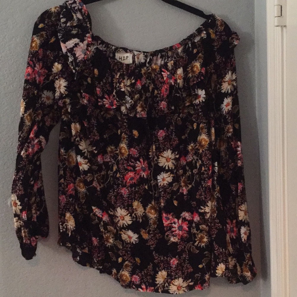 Cute off the shoulder top!