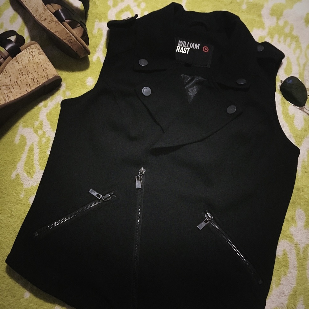 🕶NWOT William Rasp for Target Black Vest XL🕶