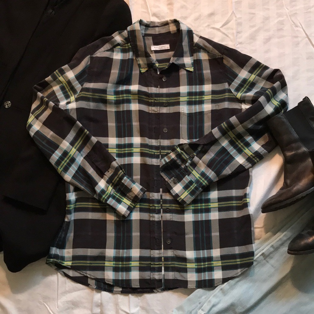 Plaid Blouse