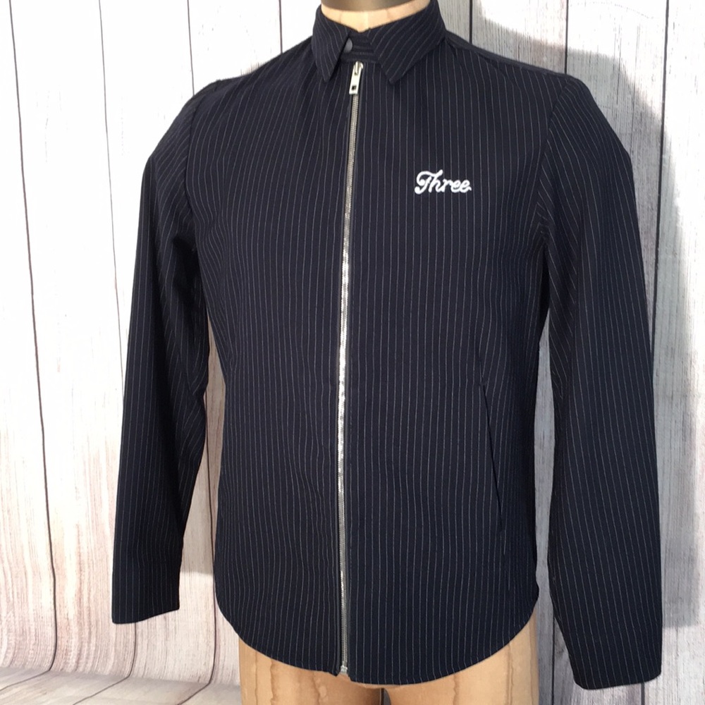 Rag & Bone Navy Maddux Shirt-RBS 'Three' Navy Blu