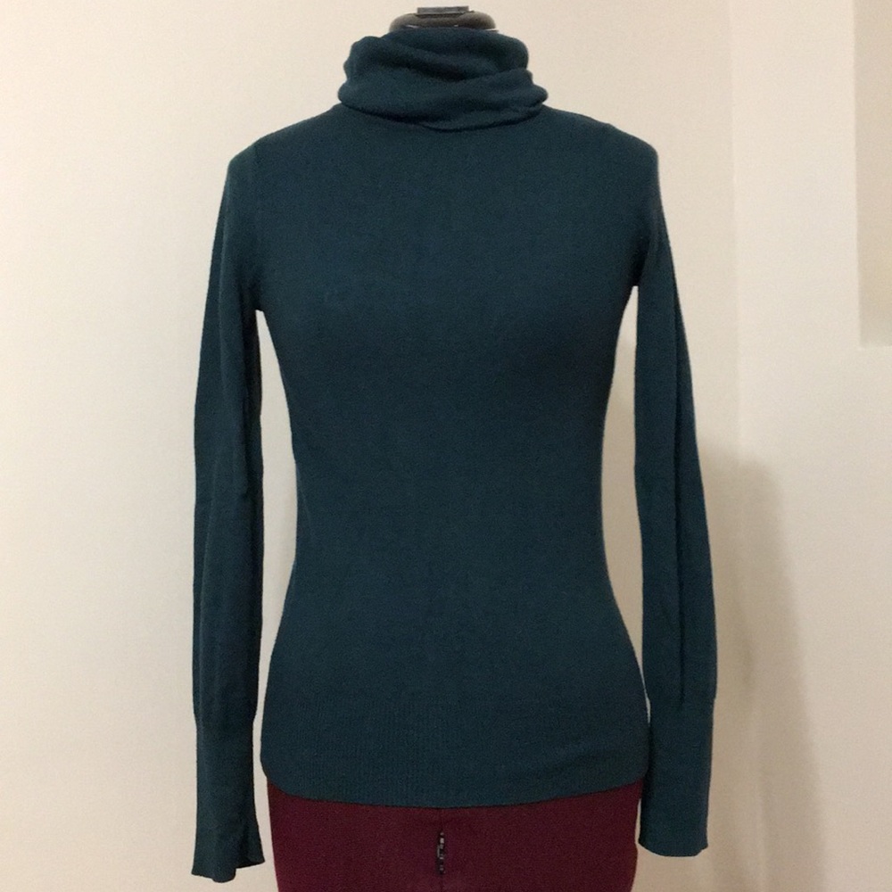 Teal Turtleneck