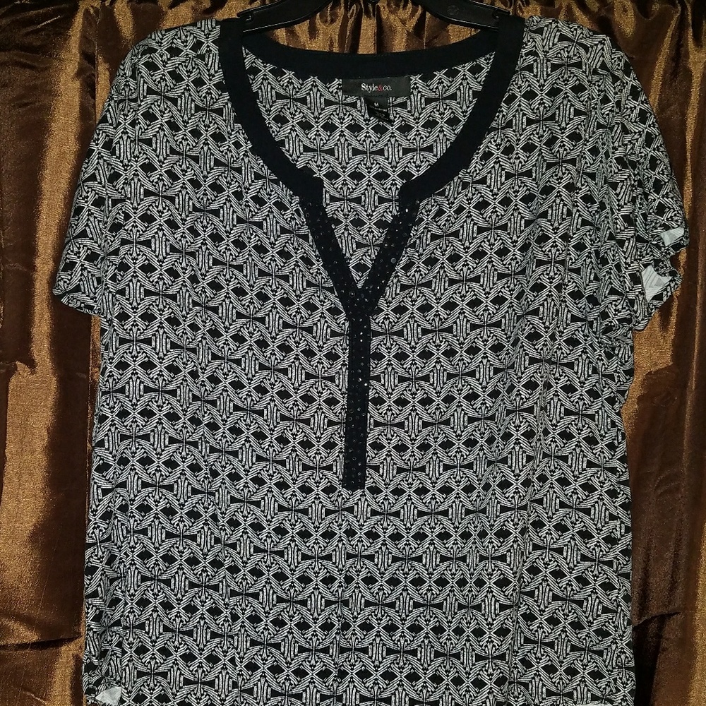 Style&Co Tunic Blouse
