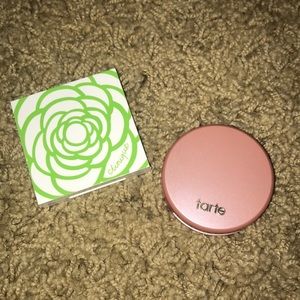 Clinique blush and tarte blush (both)