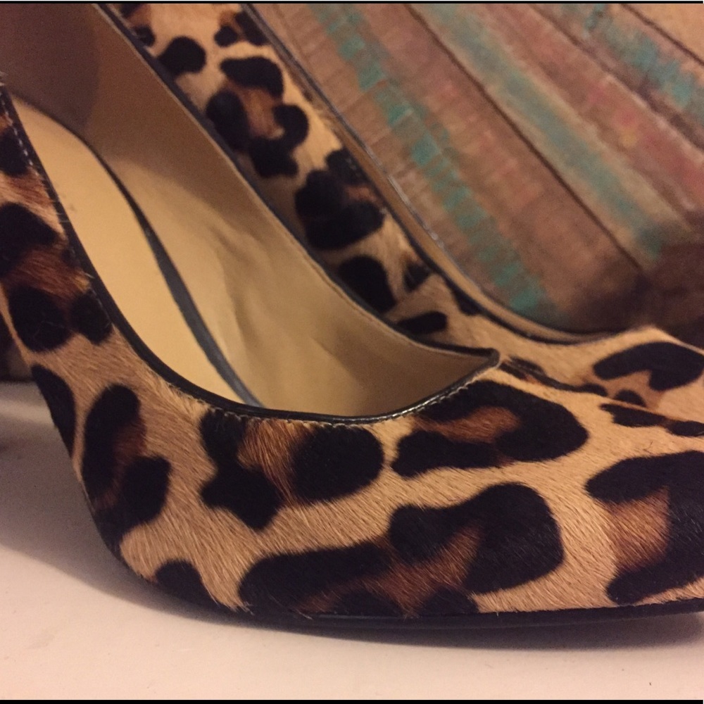 Leopard patterned heels / stilettos