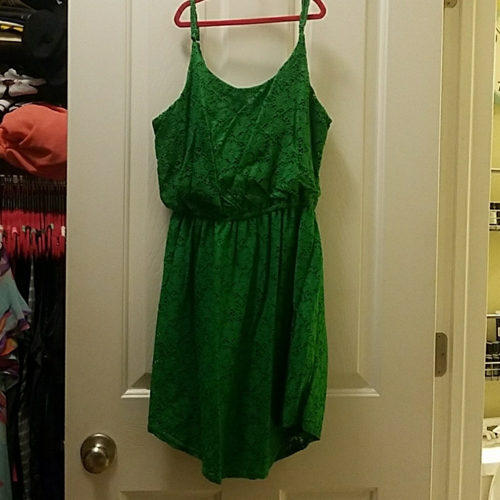 Green dress