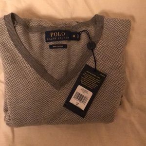 NWT Polo V Neck MSRP $89.99