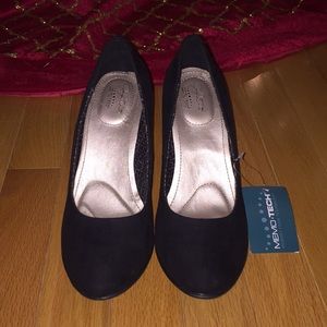 New suede black heels