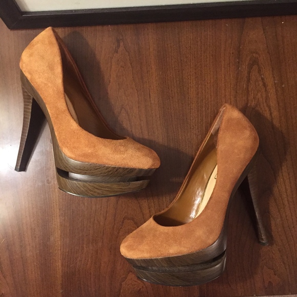 Jessica Simpson Shoes - Jessica Simpson Almond Toe Suede Heel - 7.5
