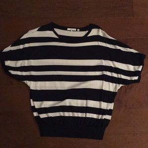 360sweater nautical stripe top