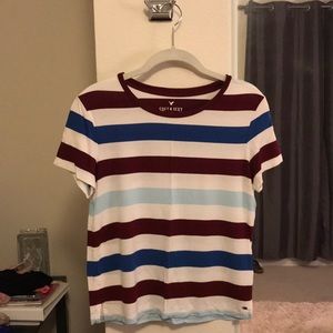 Red/Blue/White American Eagle Top