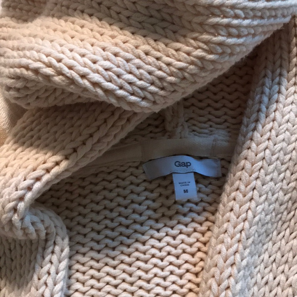 Hooded cardigan sweater