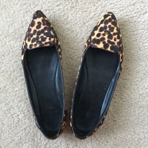 Gently used cheetah flats