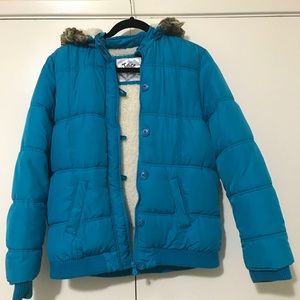 Girls justice puff jacket