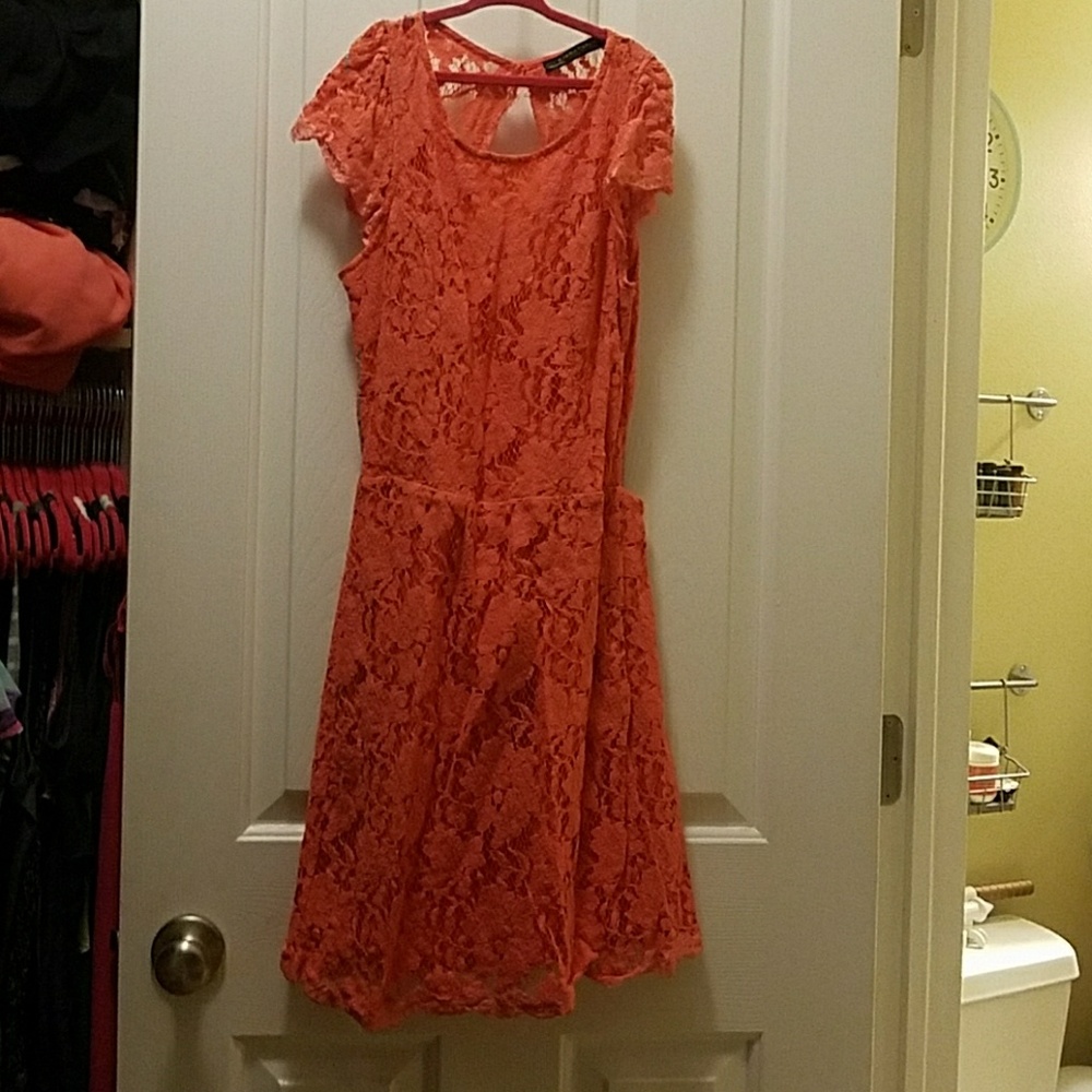 Open back dress
