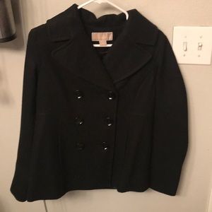 Black Michael kors pea coat