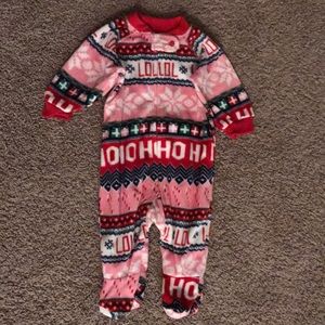 Fleece Christmas pajamas