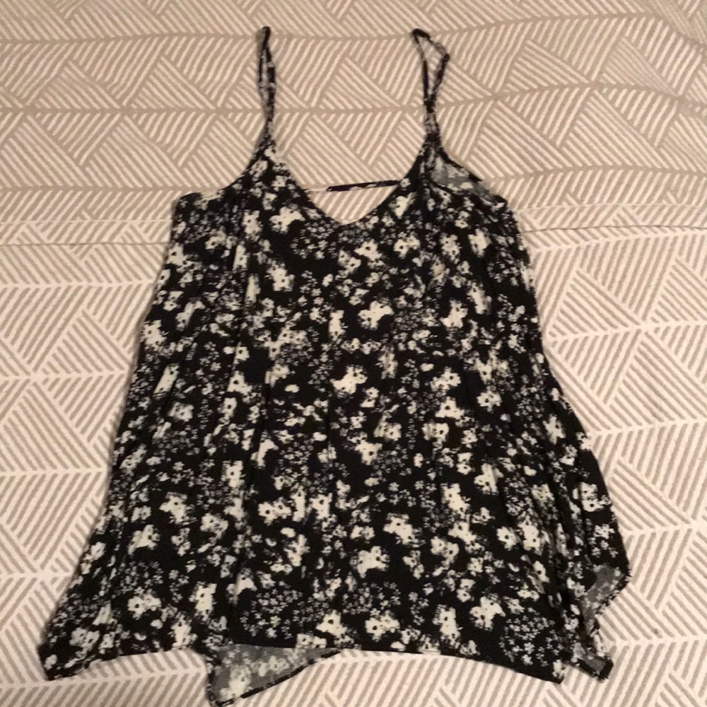Black and white tank