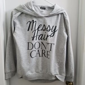 Messy hair don't care Tshirt