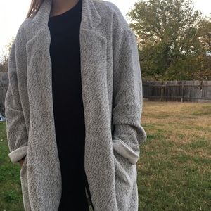 nwot longline sweater jacket