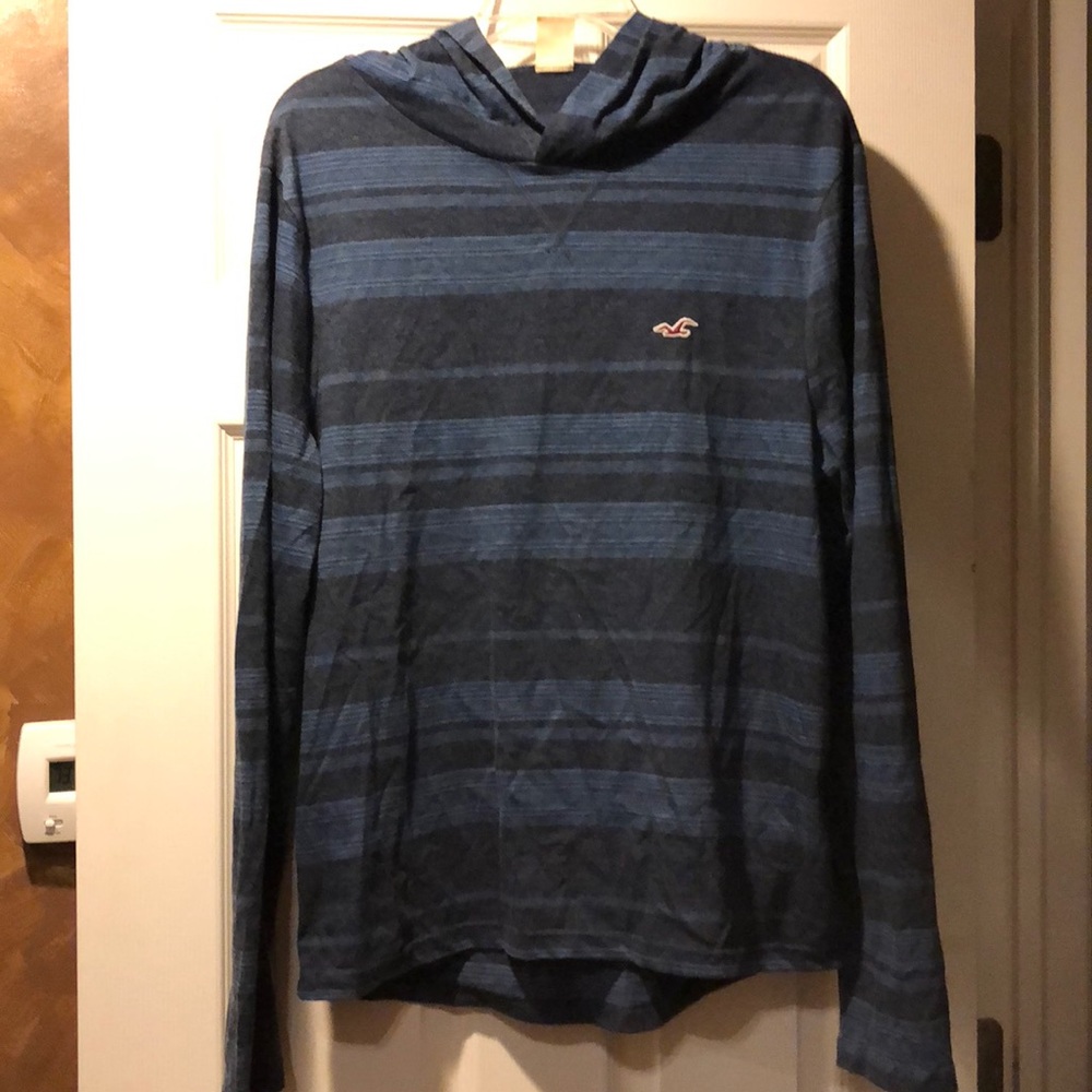 Hollister Blue Hoodie - Medium