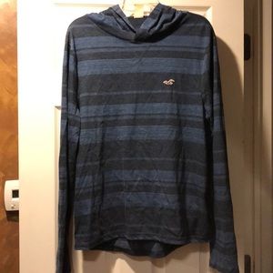 Hollister Blue Hoodie - Medium